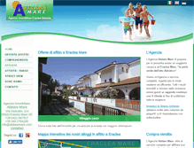 Tablet Screenshot of abitaremare.com